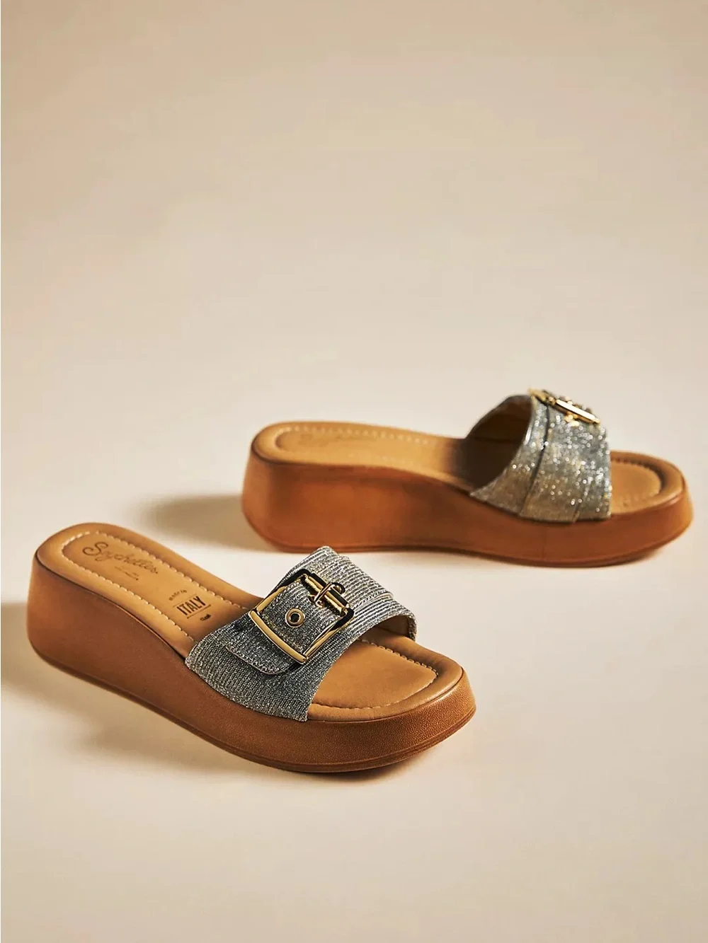 Seychelles Cherry Platform Slide On Sandals